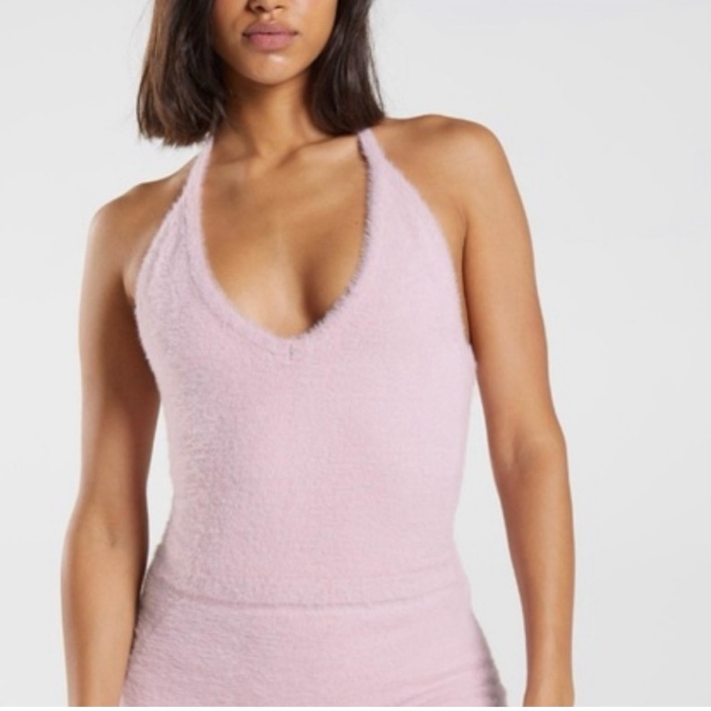 Gymshark x Whitney Eyelash Knit Halter Top